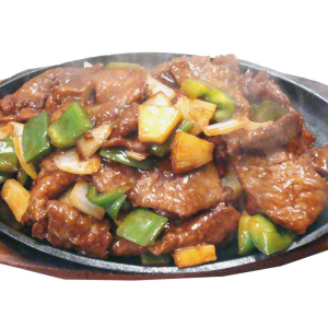 201. Beef with Satay Sauce 鐵板沙爹牛肉