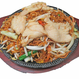 293. Chicken Ramen (Noodles) in Sizzling Plate 鐵板雞片拉麵