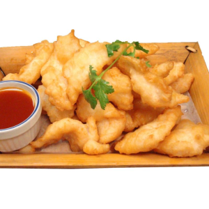 93. Deep Fried Fish Fillet with Sweet & Sour Sauce 酥炸魚柳
