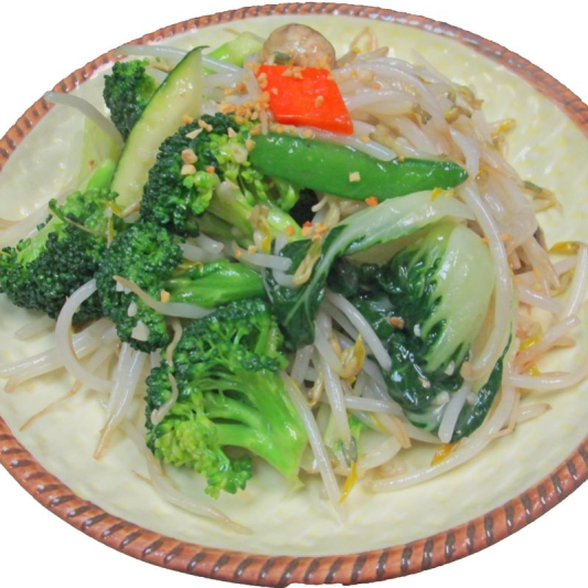 404. Mixed Vegetables & Bean Sprout with Garlic Sauce 蒜茸什菜芽菜