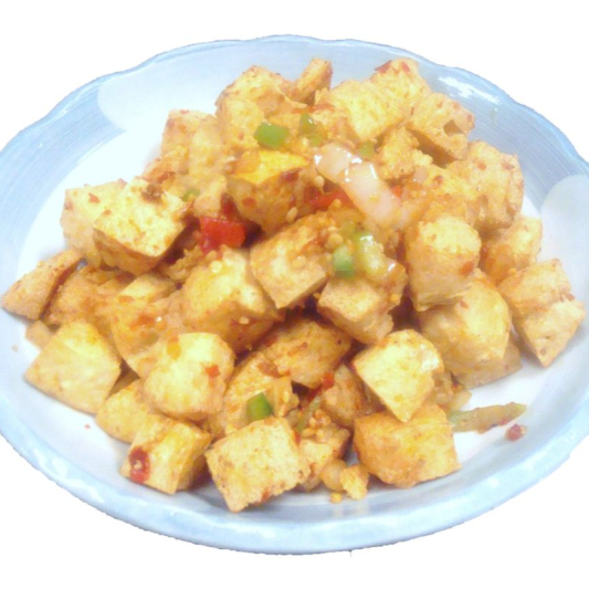 153. Deep Fried Bean Curd with Spicy Salt 椒鹽炸豆腐