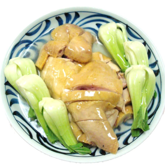 127. Special Steamed Chicken & Vegetables 菜胆上湯雞