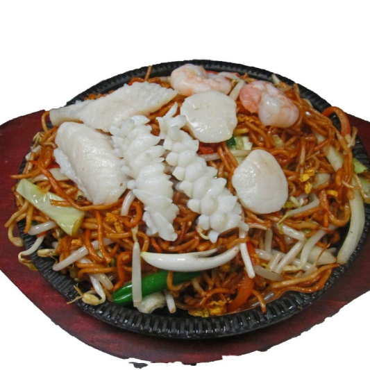 292. Seafood Ramen (Noodles) in Sizzling Plate 鐵板海鲜拉麵