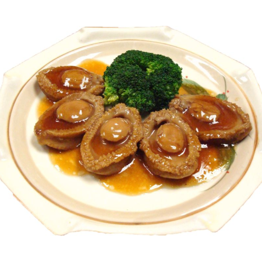 83. Abalone with Oyster Sauce (5 pcs) 蠔皇鮑魚