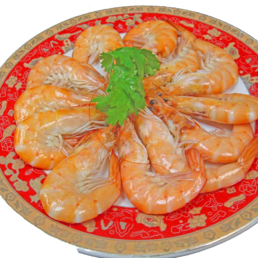 87. Boiled Shrimp in Shell with Soya Sauce 白灼中蝦