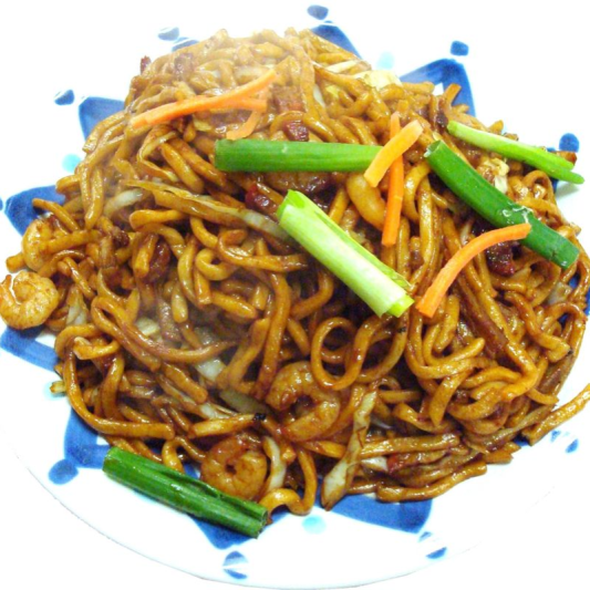 301. Fried Shanghai Noodles with Shrimp & Pork 上海粗炒