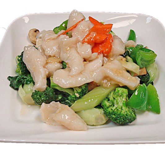 115. Sliced Fish with Mixed Vegetables 魚片炒什菜