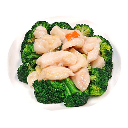 120. Sliced Fish with Canadian Broccoli 西蘭花魚片