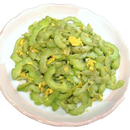 143. Bitter Melon with Egg & Salted Egg 鹹香涼瓜片