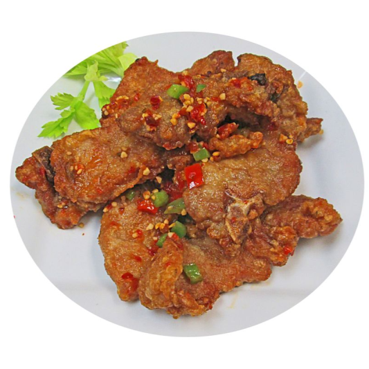 163. Deep Fried Pork Chop with Spicy Salt 椒鹽肉排