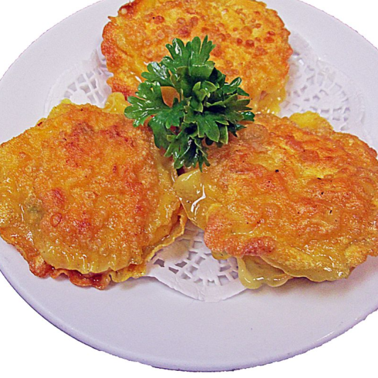 46. Spicy Seafood Cake 泰式煎海鲜餅