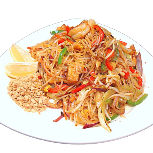 240. Pad Thai with Shrimp & Chicken 泰式炒河