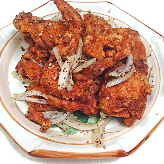 168. Pork Chop with Dried Black Pepper & Onion 干黑椒洋蔥肉排