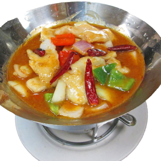 222. Thai Style Fish Fillet in Wok 锅仔泰式魚片