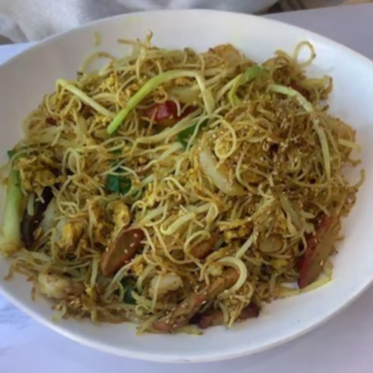 Singapore Style Rice Noodles