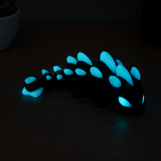 Glow-in-the-Dark Mini Dragon