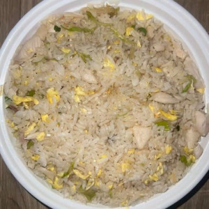 Salted Fish and Minced Chicken Fried Rice 咸鱼鸡肉碎炒饭