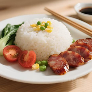BBQ Sausage Rice