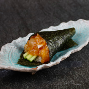 Spicy Salmon Hand Roll