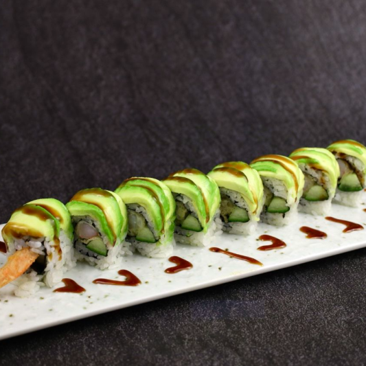 Green Dragon Roll (10 pcs)