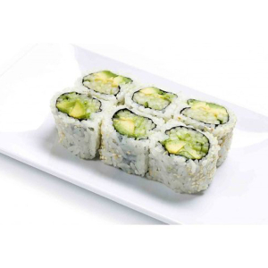 Cucumber Avocado Roll (6 pcs)
