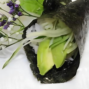 Cucumber Avocado Hand Roll (1 Cone)