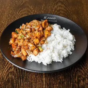 10. Chicken with Rice 치킨덮밥