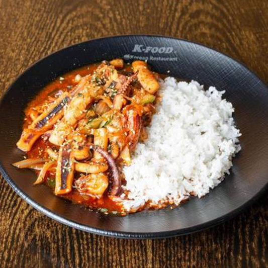 7. Squid over Rice 오징어덮밥