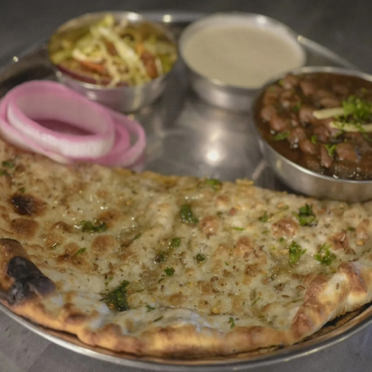 Amritsari Kulcha Thali