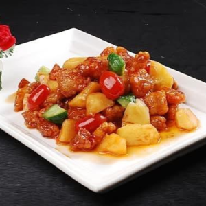 58. Pineapple Sweet & Sour Ribs 咕噜排骨