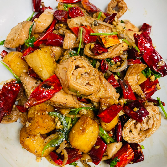 Spicy Fried Intestine 辣炒大肠
