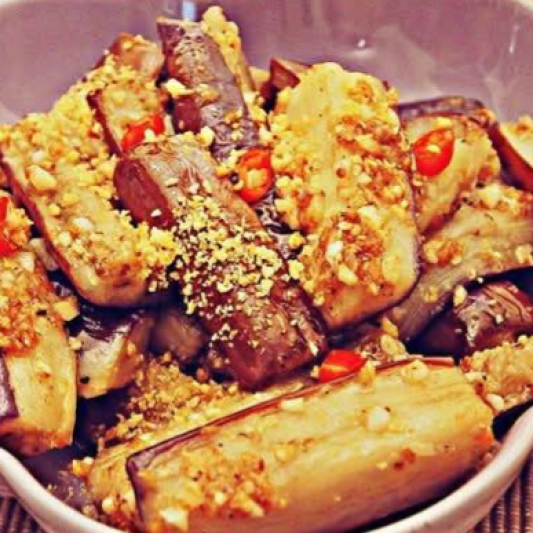 70. Salt & Pepper Eggplant 椒盐茄子