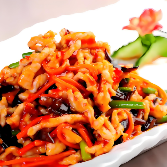 Shredded Pork Hot & Sour 鱼香肉丝  