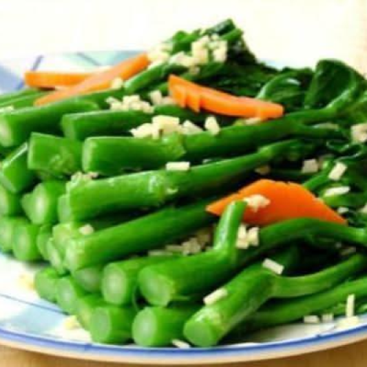 72. Stir-Fried Chinese Broccoli in Garlic Sauce 蒜蓉芥兰
