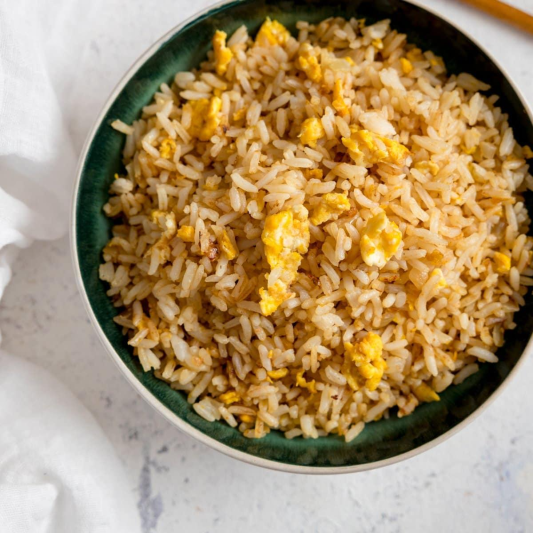 87. Plain Fried Rice with Eggs  净炒饭(有蛋）