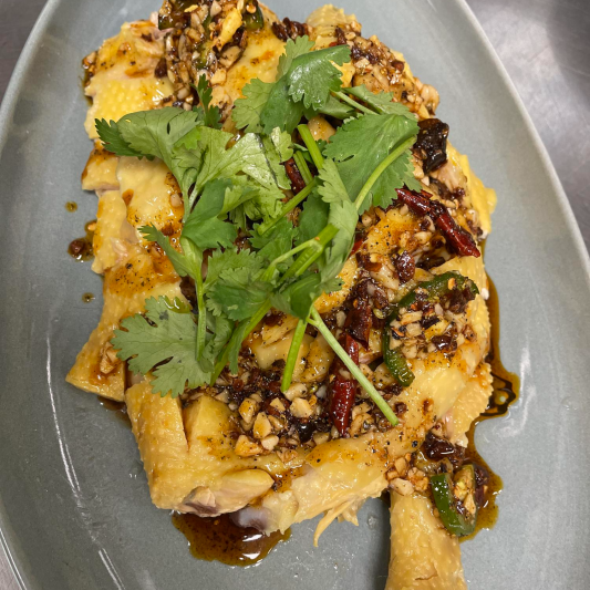 Spicy Chicken (with Bone) (Cold & Half) 香辣口水鸡 (半只)