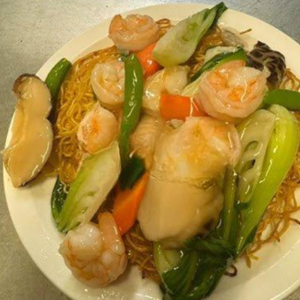 115. Prawn & Vegetable Chow Mein