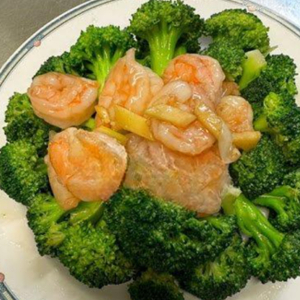 86. Prawns & Broccoli