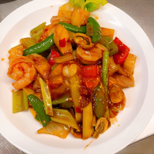 88. Szechuan Style Prawns