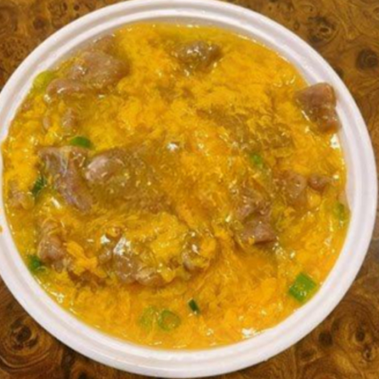 128. Beef & Scrambled Egg Chow Fun