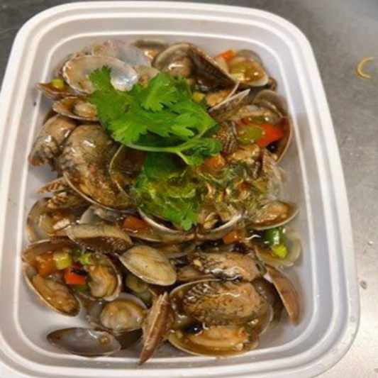 96. Wok-Fried Clams with Black Bean Sauce