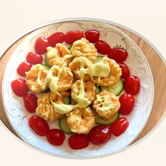 Mustard Prawns / 芥末虾球