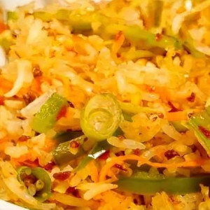 Burnt Garlic Chili Fried Rice