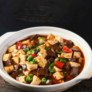 Duck Blood Stewed with Tofu
