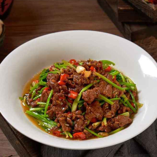 Saut&eacute;ed Beef with Peppers