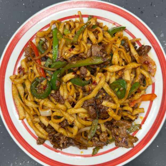 Northwest Fried Noodles with Beef