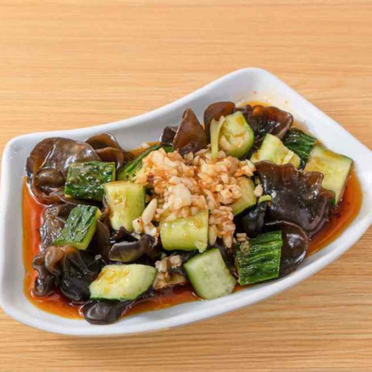 Cucumber Mixed with Fungus