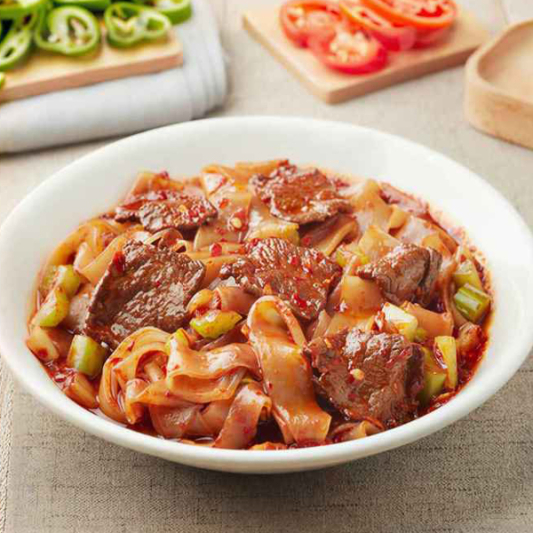 Fried Cold Noodles with Beef