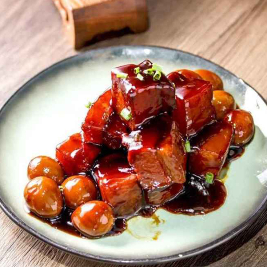 Braised Pork with Quail Eggs