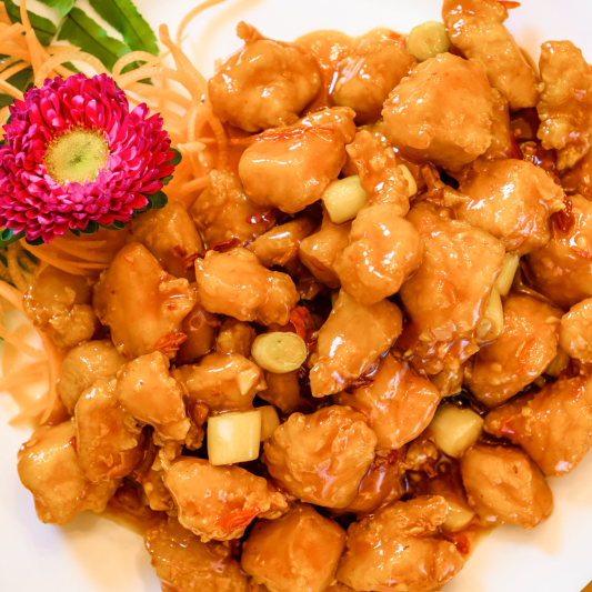 Orange Chicken / Pollo con Naranja 